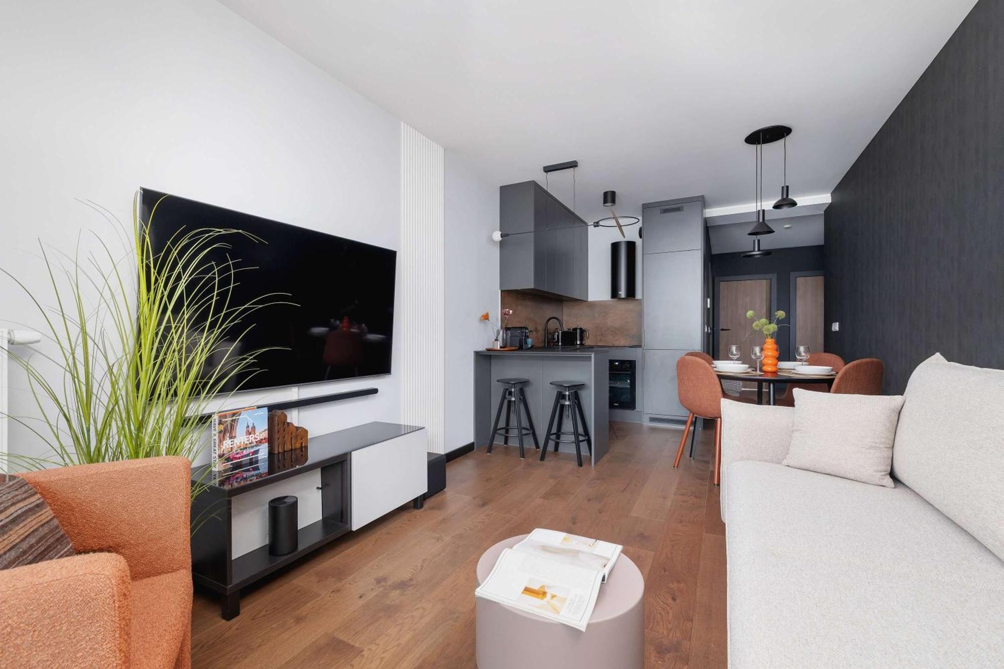 Modern & Luxurious With Balcony & Parking Cracow By Renters Prestige Apartament